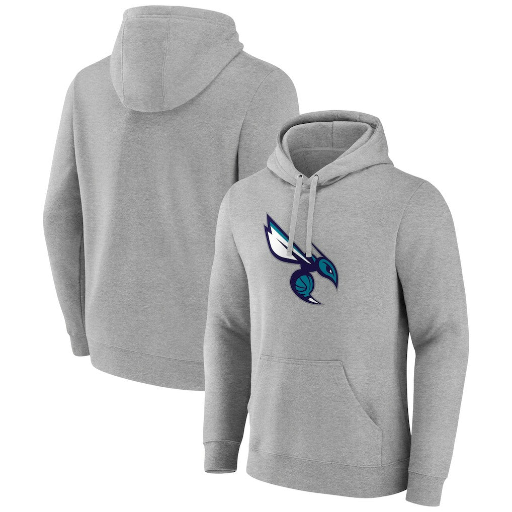 Charlotte Hornets Alternate Logo Pullover Hoodie Gray - NBA