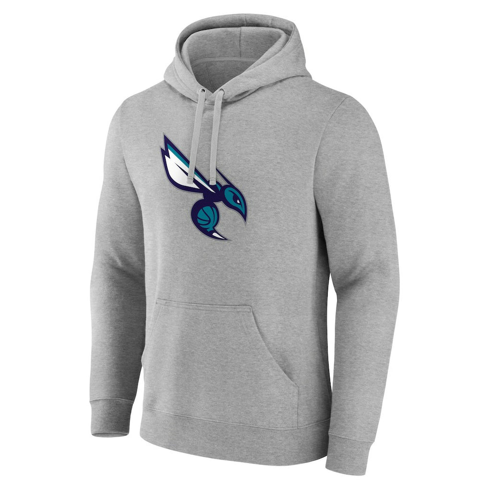 Charlotte Hornets Alternate Logo Pullover Hoodie Gray - NBA