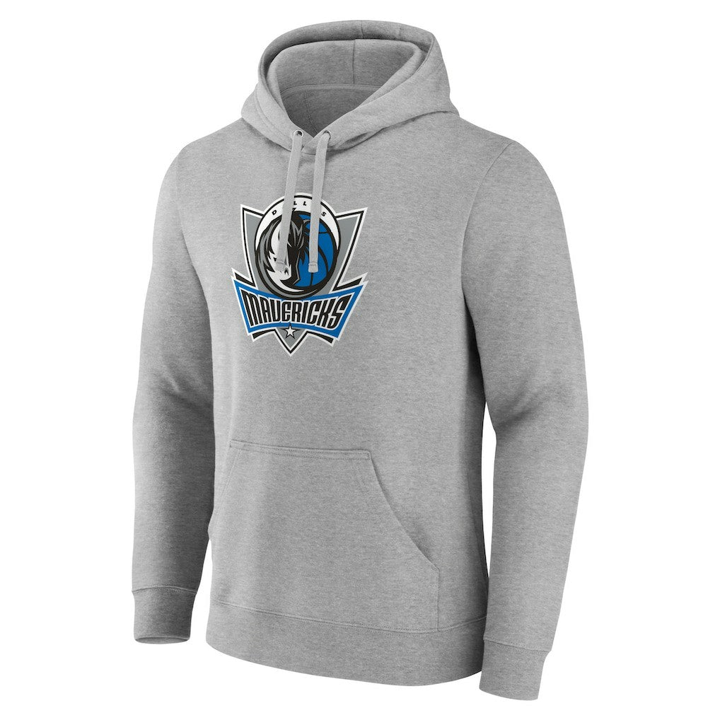 Dallas Mavericks Alternate Logo Pullover Hoodie Gray - NBA