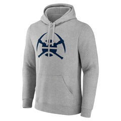 Denver Nuggets Alternate Logo Pullover Hoodie Gray - NBA