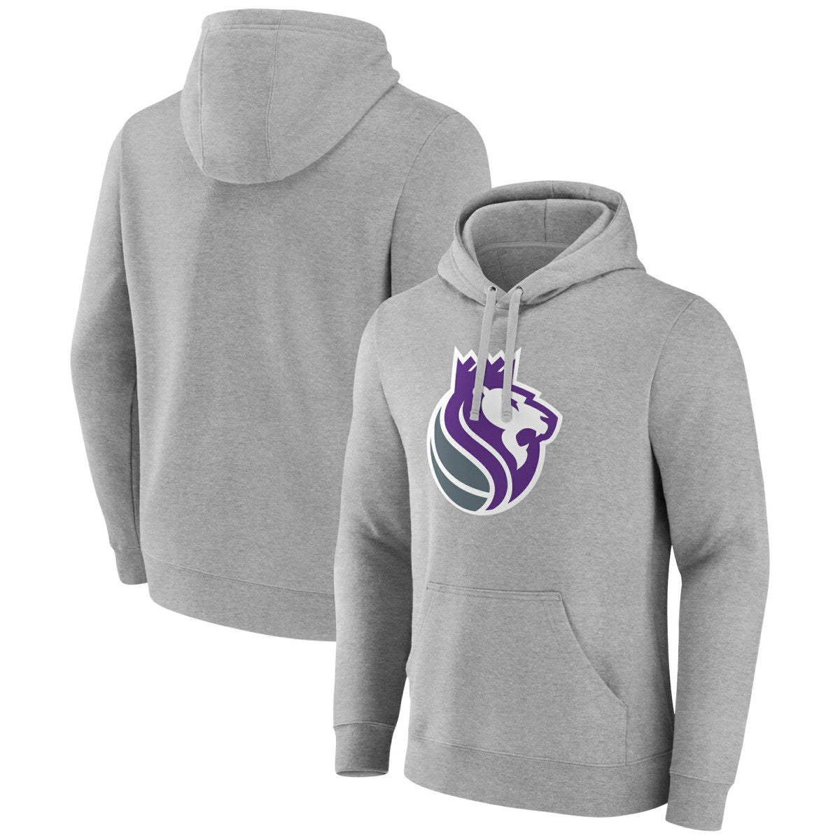 Sacramento Kings Alternate Logo Pullover Hoodie Gray - NBA