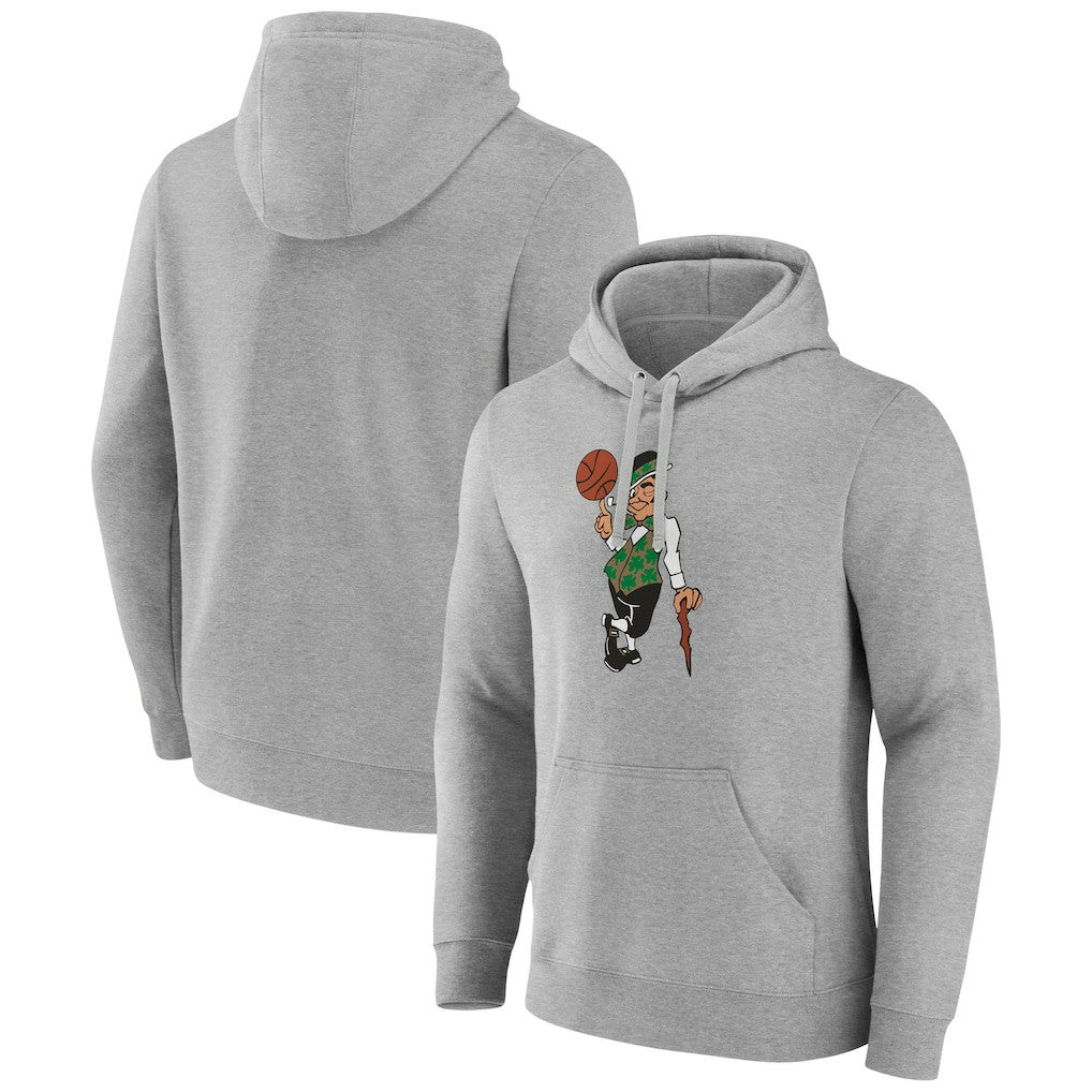 Boston Celtics Alternate Logo Pullover Hoodie Gray - NBA
