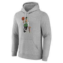 Boston Celtics Alternate Logo Pullover Hoodie Gray - NBA