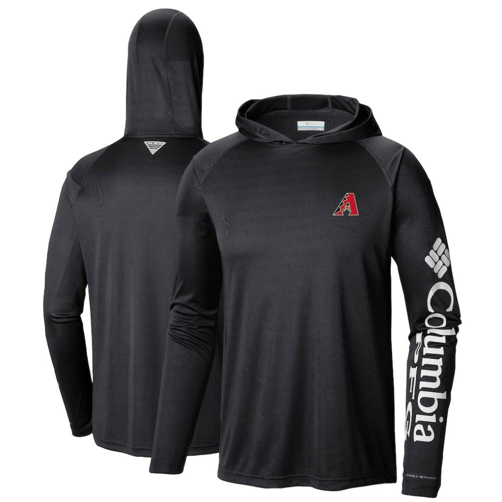 Arizona Diamondbacks Columbia Terminal Tackle Long Sleeve Hoodie T-Shirt - MLB