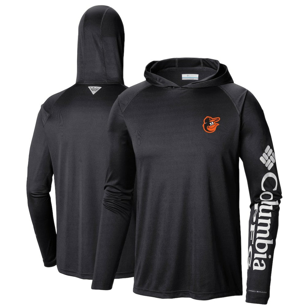 Baltimore Orioles Columbia Terminal Tackle Long Sleeve Hoodie T-Shirt - MLB