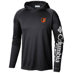 Baltimore Orioles Columbia Terminal Tackle Long Sleeve Hoodie T-Shirt - MLB