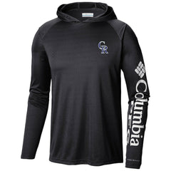 Colorado Rockies Columbia Terminal Tackle Long Sleeve Hoodie T-Shirt - MLB