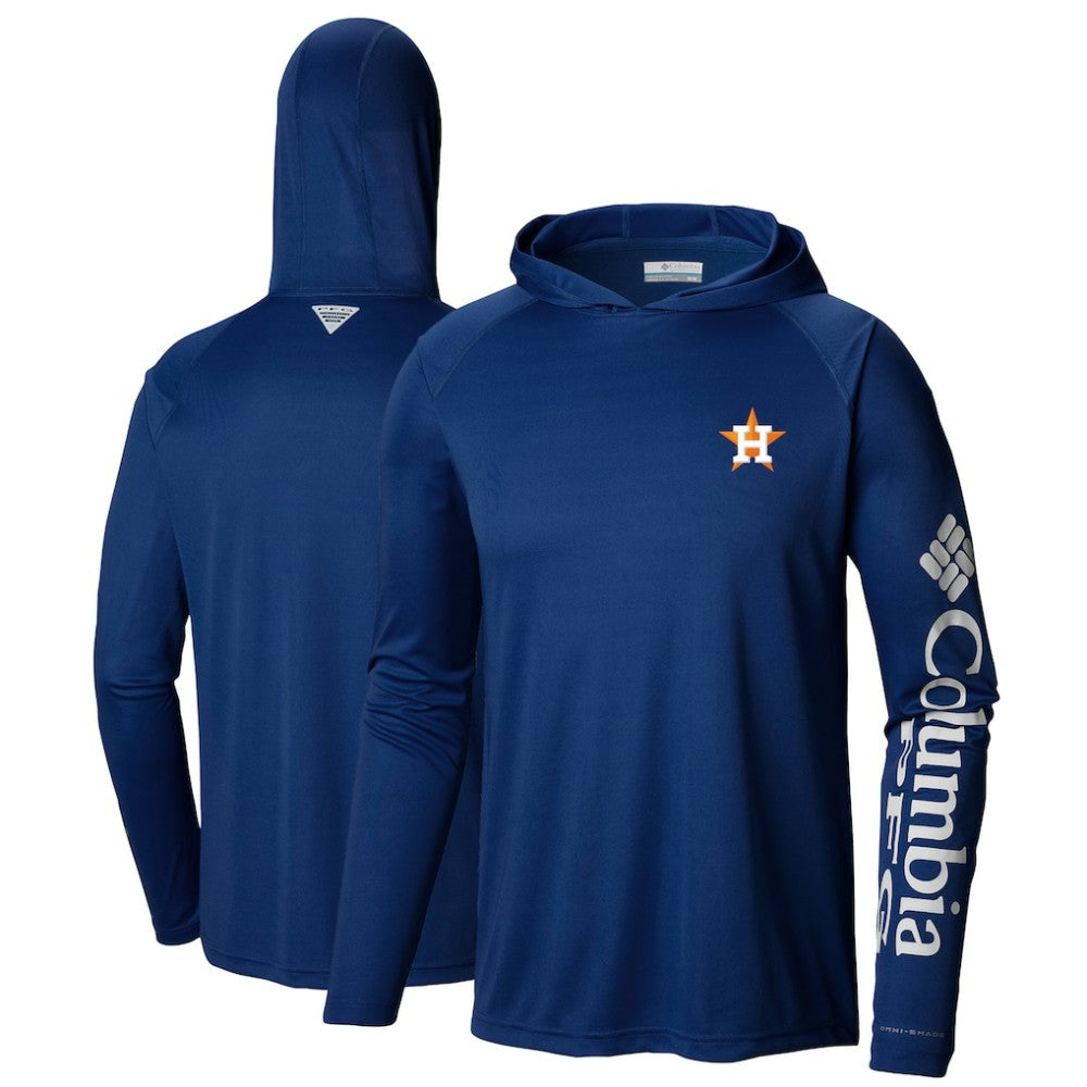 Houston Astros Columbia Terminal Tackle Long Sleeve Hoodie T-Shirt - MLB