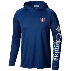Minnesota Twins Columbia Terminal Tackle Long Sleeve Hoodie T-Shirt - MLB