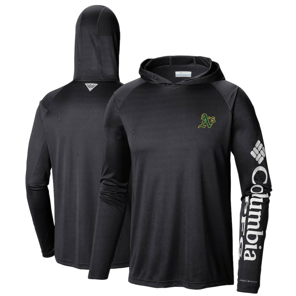 Athletics Columbia Terminal Tackle Long Sleeve Hoodie T-Shirt - MLB