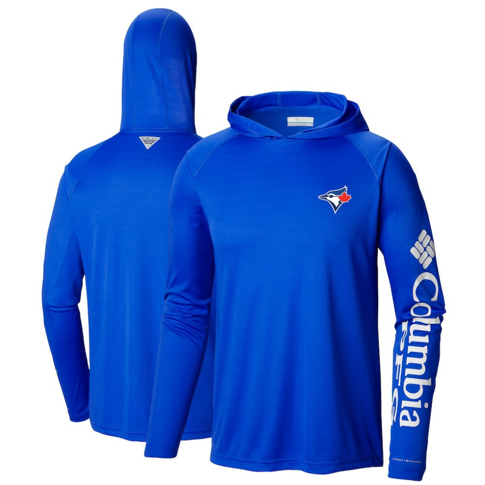 Toronto Blue Jays Columbia Terminal Tackle Long Sleeve Hoodie T-Shirt - MLB