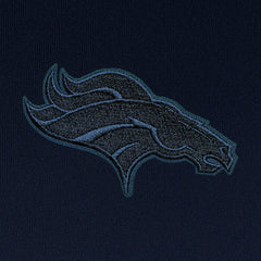 Denver Broncos Antigua Tonal Logo Tribute Quarter-Zip Pullover Top Navy | NFL