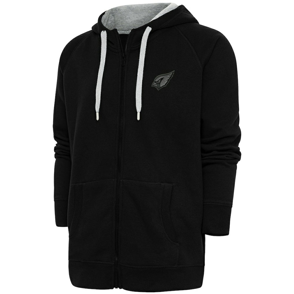 Arizona Cardinals Antigua Tonal Logo Victory Full-Zip Hoodie Black | NFL