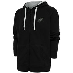 Arizona Cardinals Antigua Tonal Logo Victory Full-Zip Hoodie Black | NFL