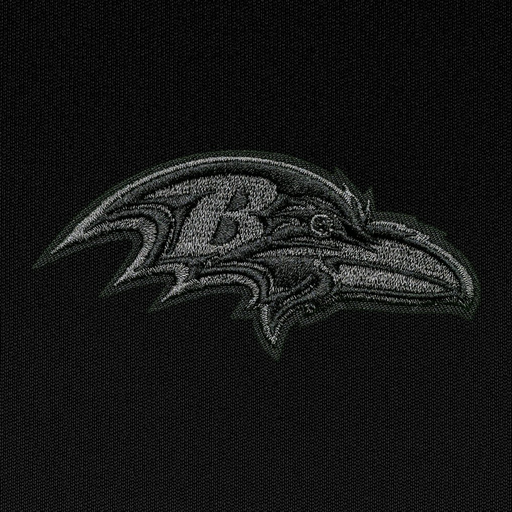 Baltimore Ravens Antigua Tonal Logo Victory Pullover Hoodie Black | NFL
