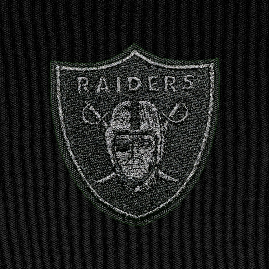 Las Vegas Raiders Antigua Tonal Logo Victory Pullover Hoodie Black | NFL