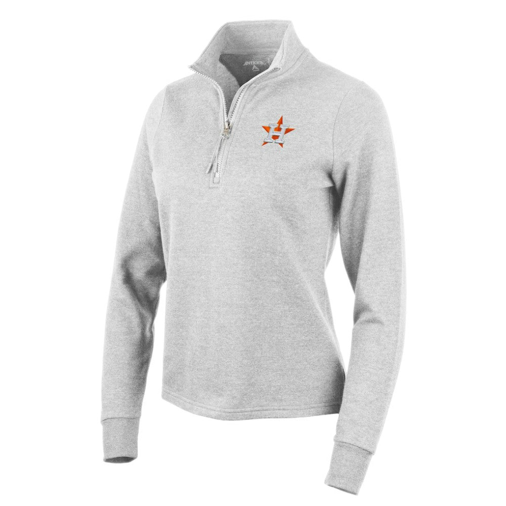 Houston Astros Antigua Women's Action Quarter-Zip Pullover Sweatshirt - MLB