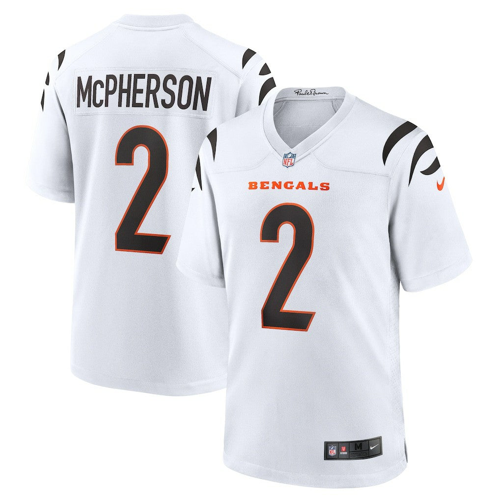 Evan McPherson Cincinnati Bengals Game Player Jersey White | Nike for Sale