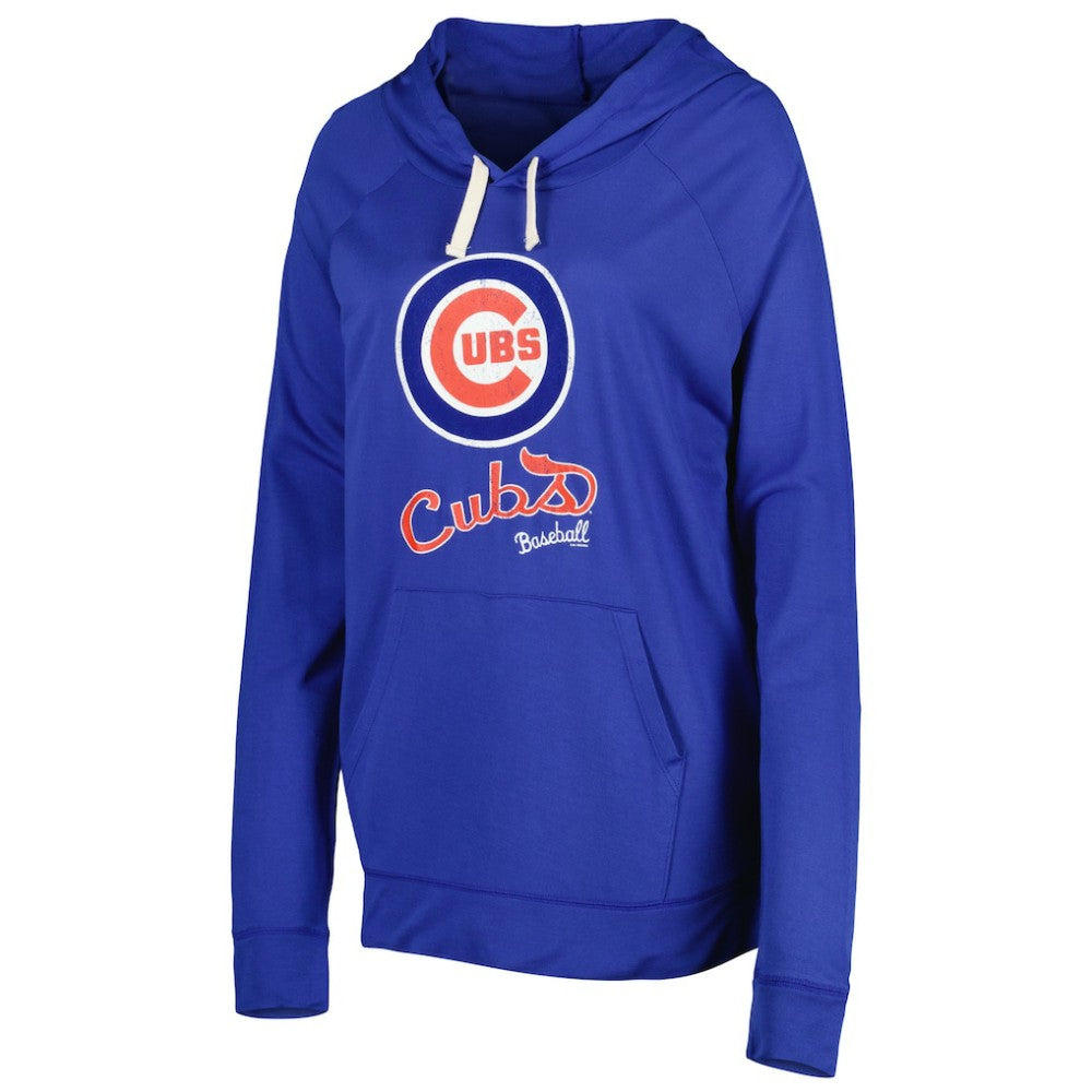 Chicago Cubs Touch Women's Pre-Game Raglan Pullover Hoodie - MLB