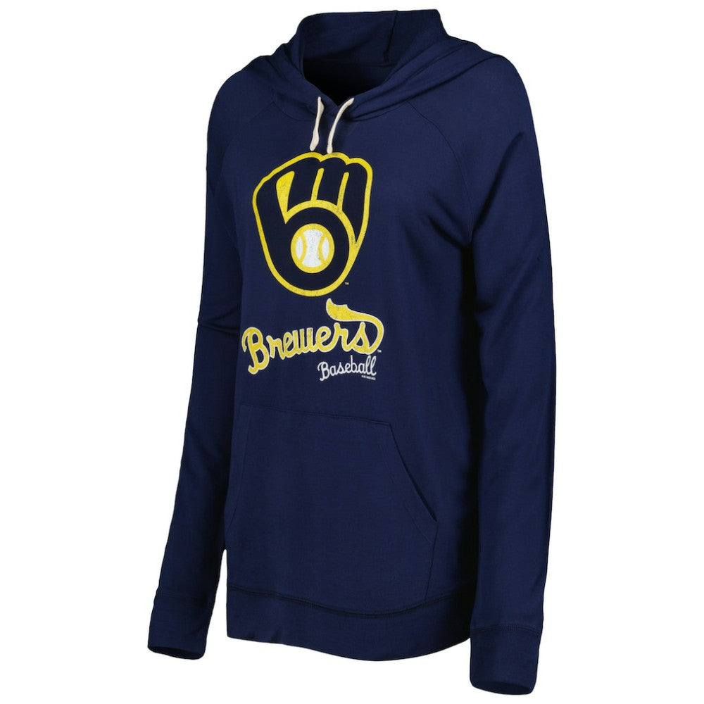 Milwaukee Brewers Touch Women's Pre-Game Raglan Pullover Hoodie - MLB
