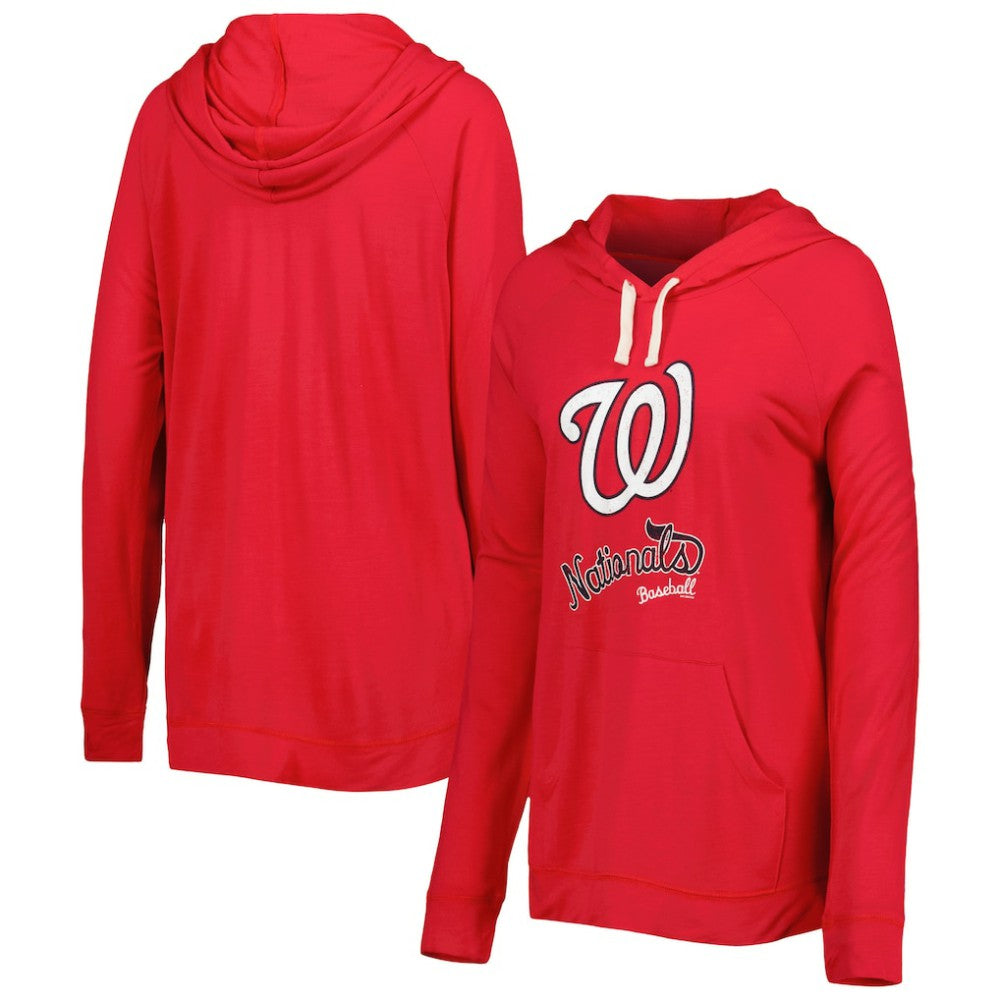 Washington Nationals Touch Women's Pre-Game Raglan Pullover Hoodie - MLB
