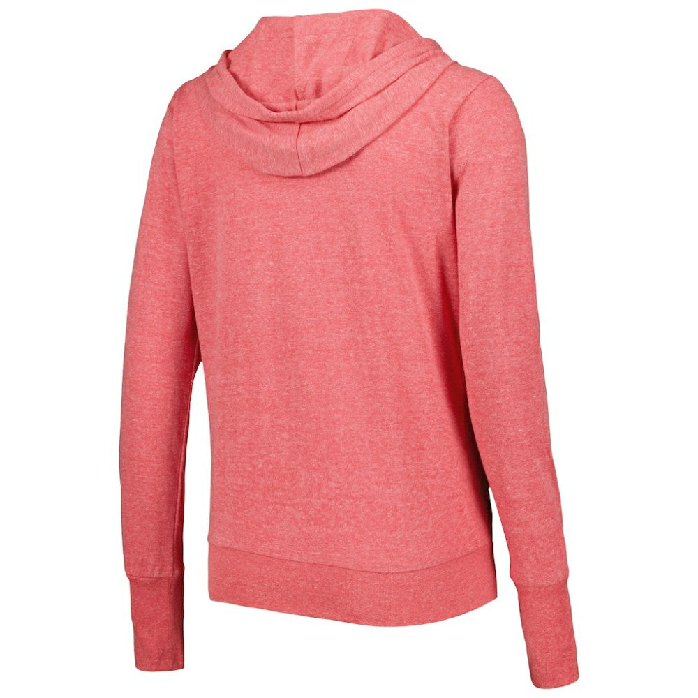 St. Louis Cardinals Touch Women's Training Camp Tri-Blend Lightweight Full-Zip Hoodie - MLB