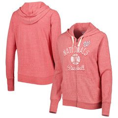 Washington Nationals Touch Women's Training Camp Tri-Blend Lightweight Full-Zip Hoodie - MLB