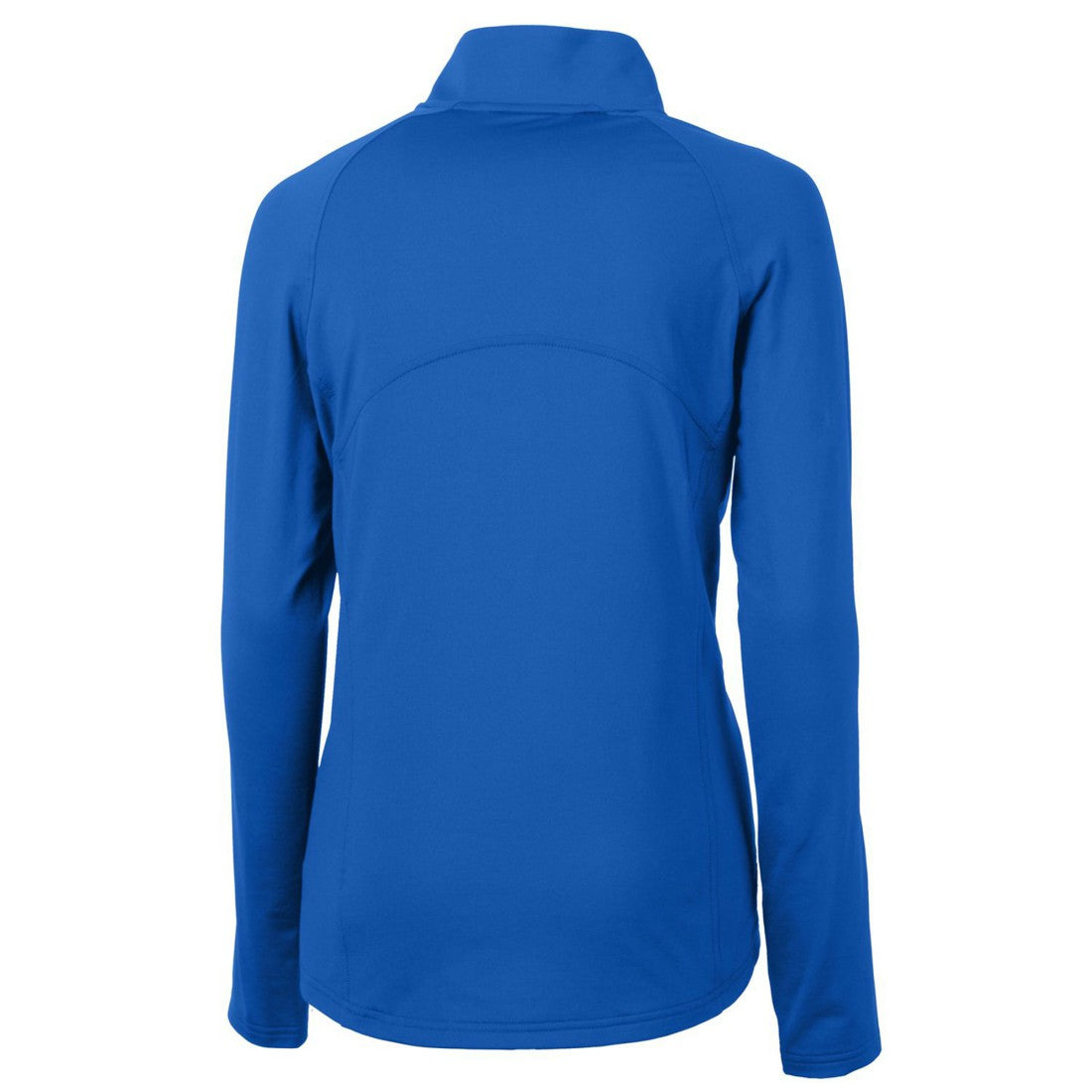 Denver Broncos Cutter & Buck Women's Throwback Logo Adapt Eco Knit Stretch Recycled Half-Zip Pullover Top Royal | NFL