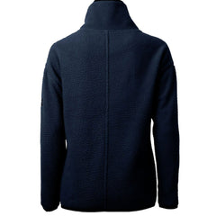 Chicago Bears Cutter & Buck Women's Throwback Logo Cascade Eco Sherpa Fleece Half-Zip Pullover Jacket Navy | NFL