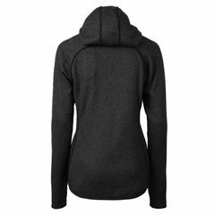 Detroit Lions Cutter & Buck Women's Throwback Logo Mainsail Full-Zip Jacket Heather Charcoal | NFL