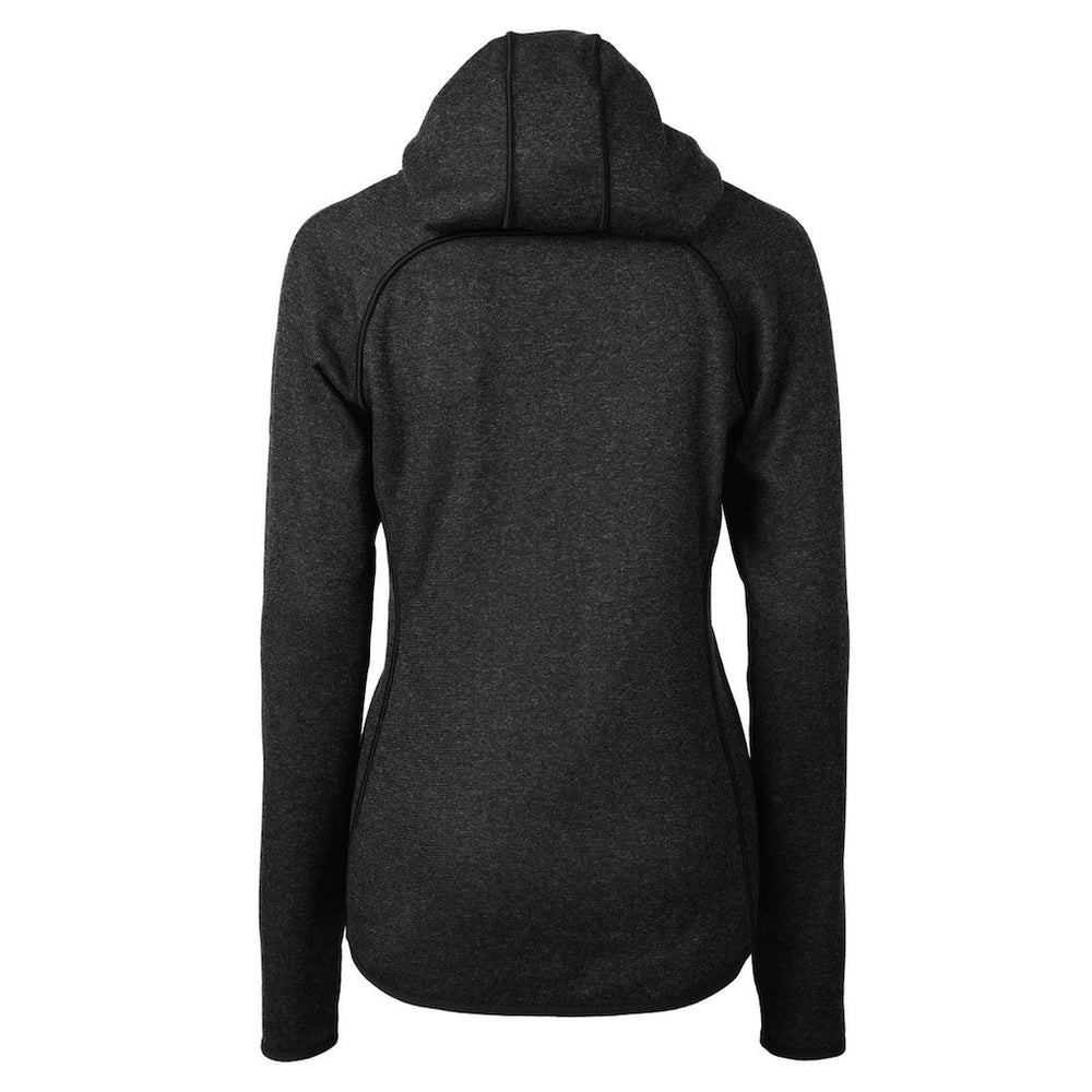 Buffalo Bills Cutter & Buck Women's Throwback Logo Mainsail Full-Zip Jacket Heather Charcoal | NFL