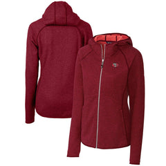 San Francisco 49ers Cutter & Buck Women's Throwback Logo Mainsail Full-Zip Jacket Scarlet | NFL