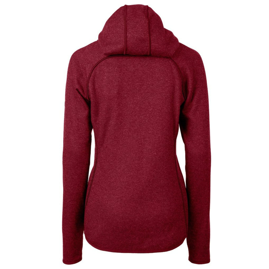 San Francisco 49ers Cutter & Buck Women's Throwback Logo Mainsail Full-Zip Jacket Scarlet | NFL