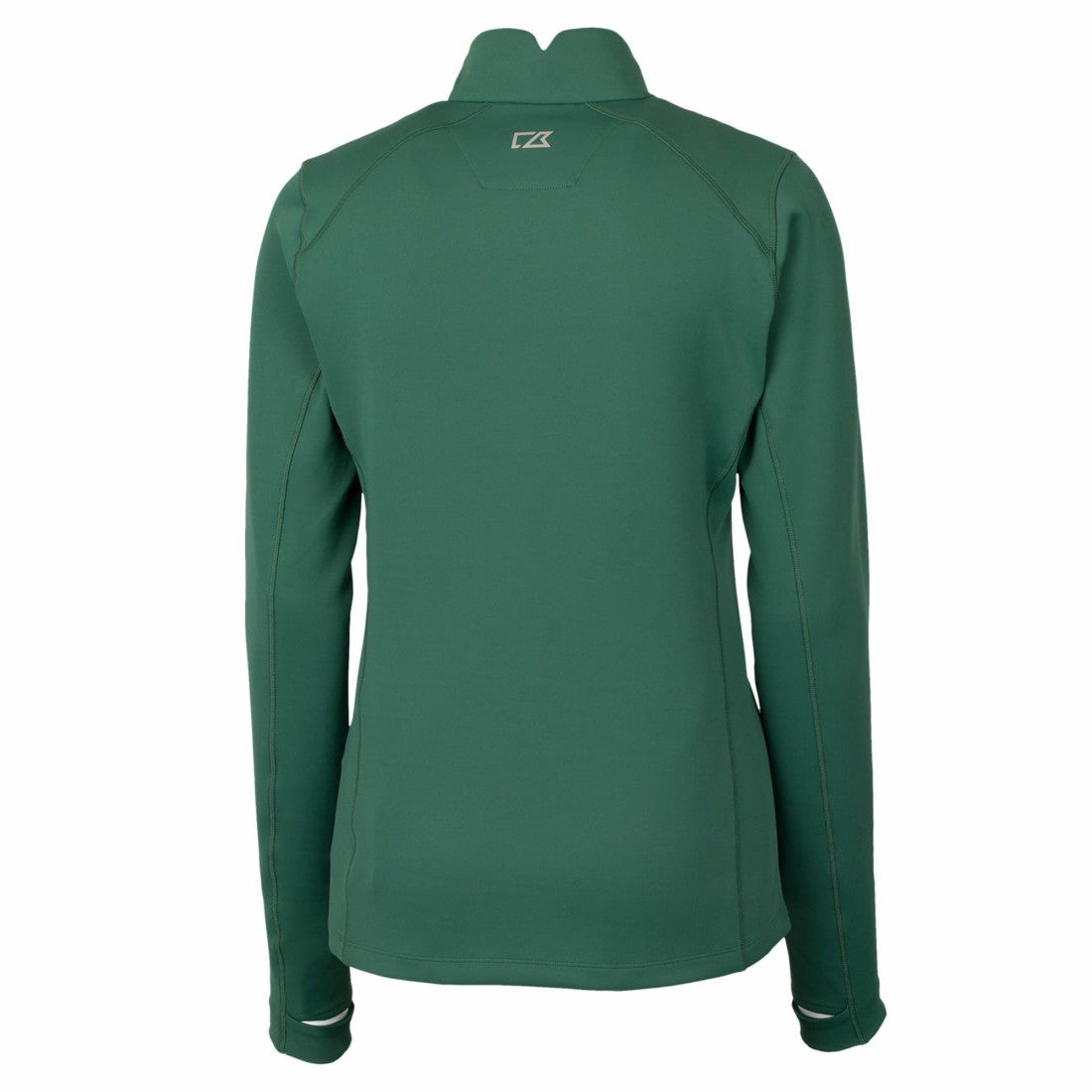 Green Bay Packers Cutter & Buck Women's Throwback Logo Traverse Stretch Quarter-Zip Pullover Top Green | NFL