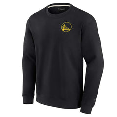 Golden State Warriors Unisex Elements Super Soft Fleece Pullover Sweatshirt Black - NBA
