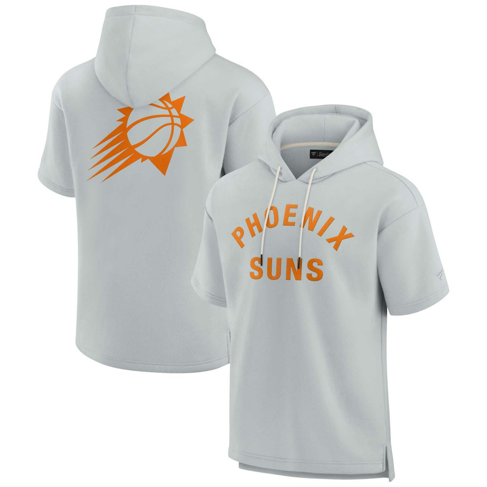 Phoenix Suns Unisex Elements Super Soft Fleece Short Sleeve Pullover Hoodie Gray - NBA