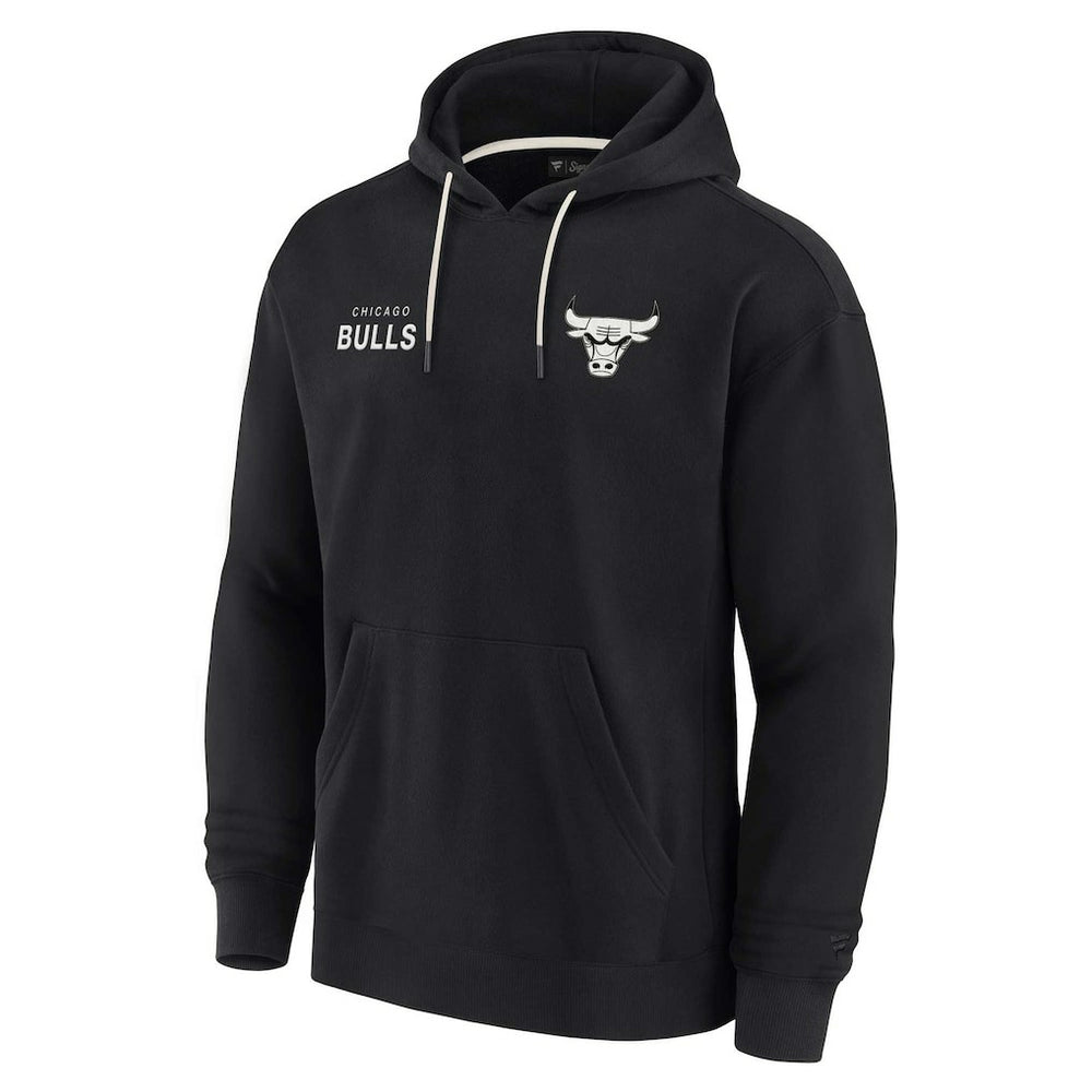Chicago Bulls Unisex Elements Super Soft Fleece Pullover Hoodie Black - NBA