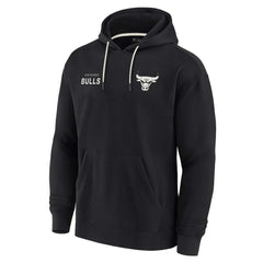Chicago Bulls Unisex Elements Super Soft Fleece Pullover Hoodie Black - NBA