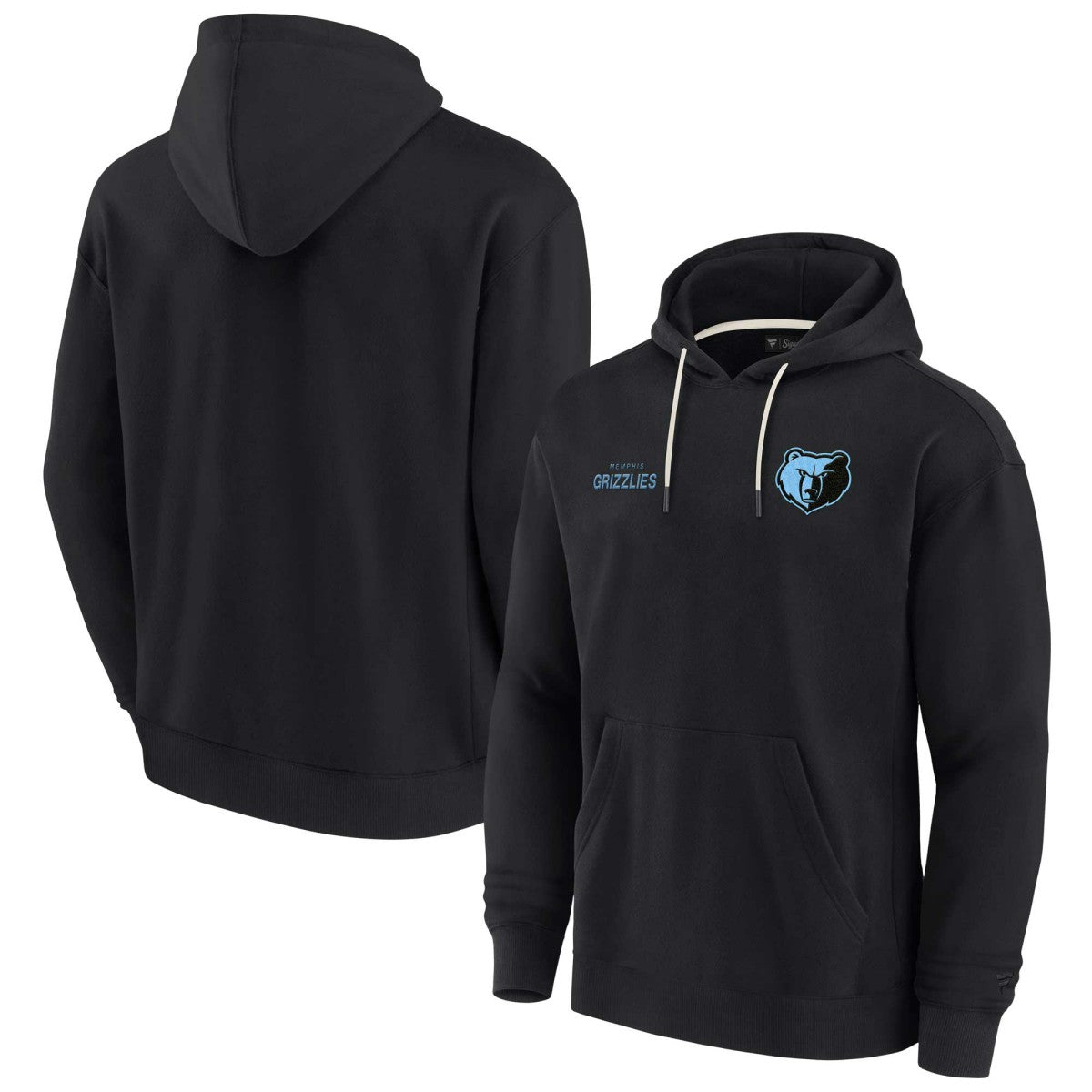 Memphis Grizzlies Unisex Elements Super Soft Fleece Pullover Hoodie Black - NBA