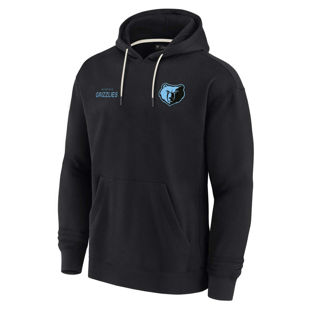 Memphis Grizzlies Unisex Elements Super Soft Fleece Pullover Hoodie Black - NBA