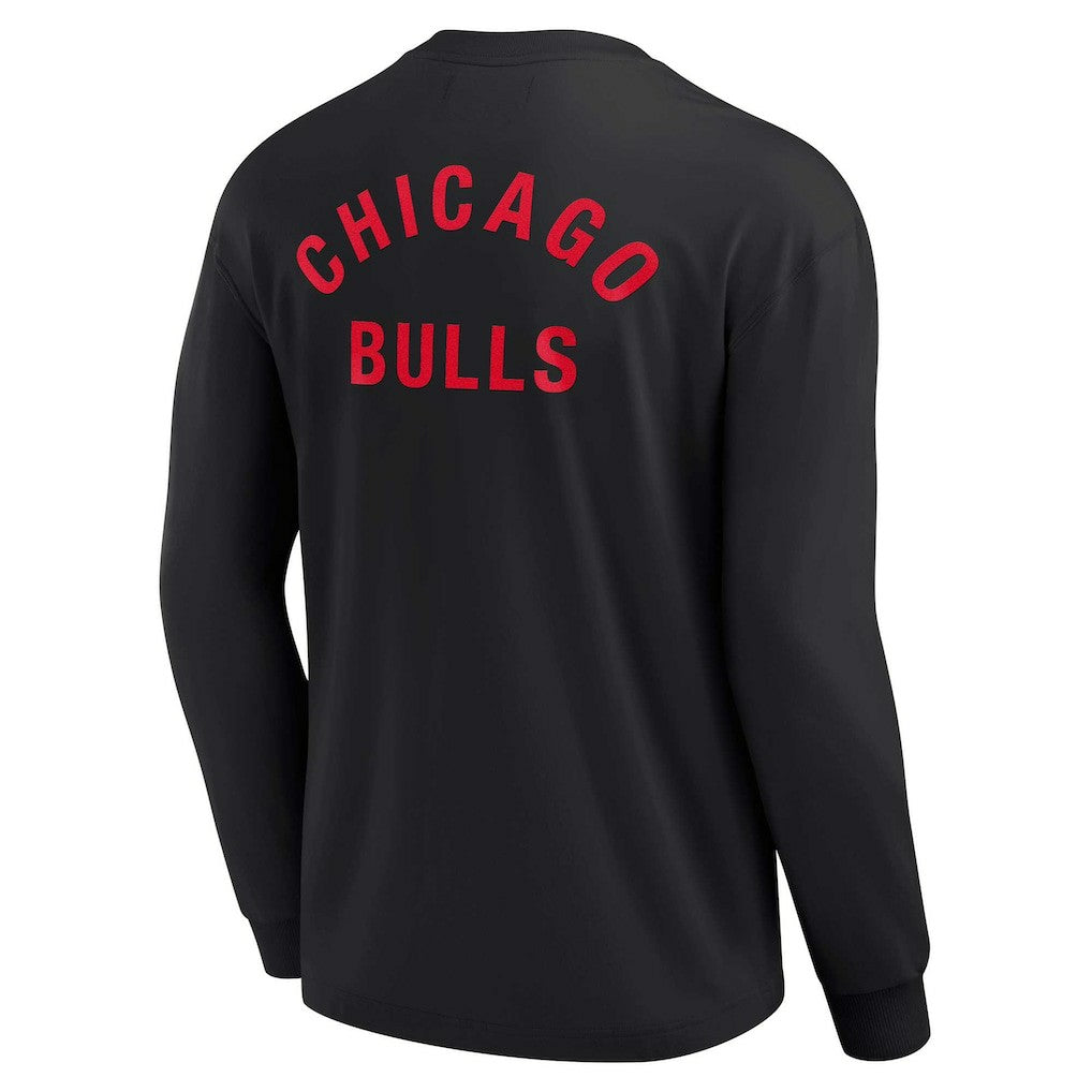 Chicago Bulls Unisex Elements Super Soft Long Sleeve T-Shirt Black - NBA
