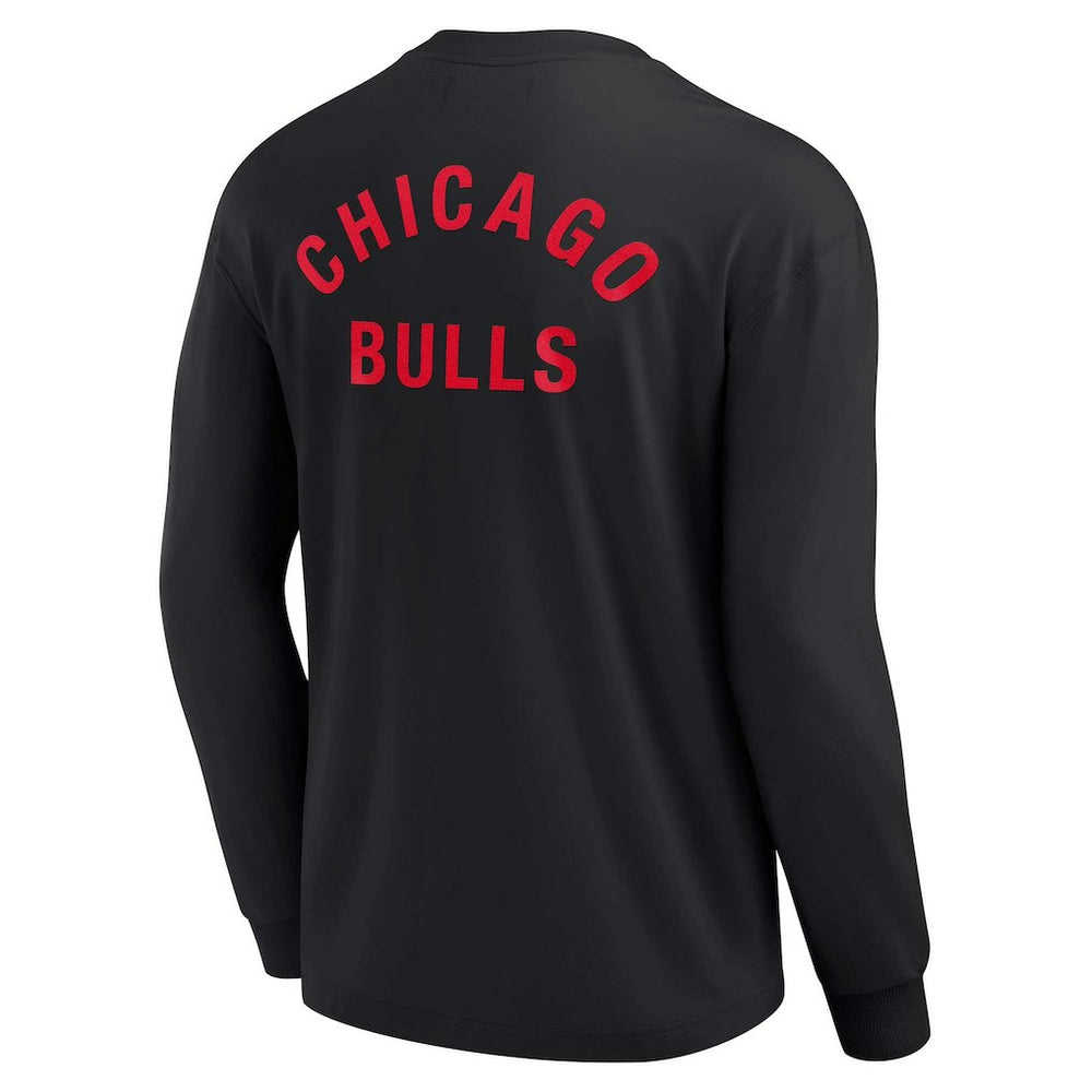 Chicago Bulls Unisex Elements Super Soft Long Sleeve T-Shirt Black - NBA