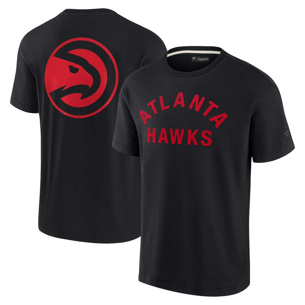Atlanta Hawks Unisex Elements Super Soft Short Sleeve T-Shirt Black - NBA