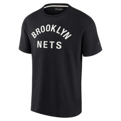 Brooklyn Nets Unisex Elements Super Soft Short Sleeve T-Shirt Black - NBA