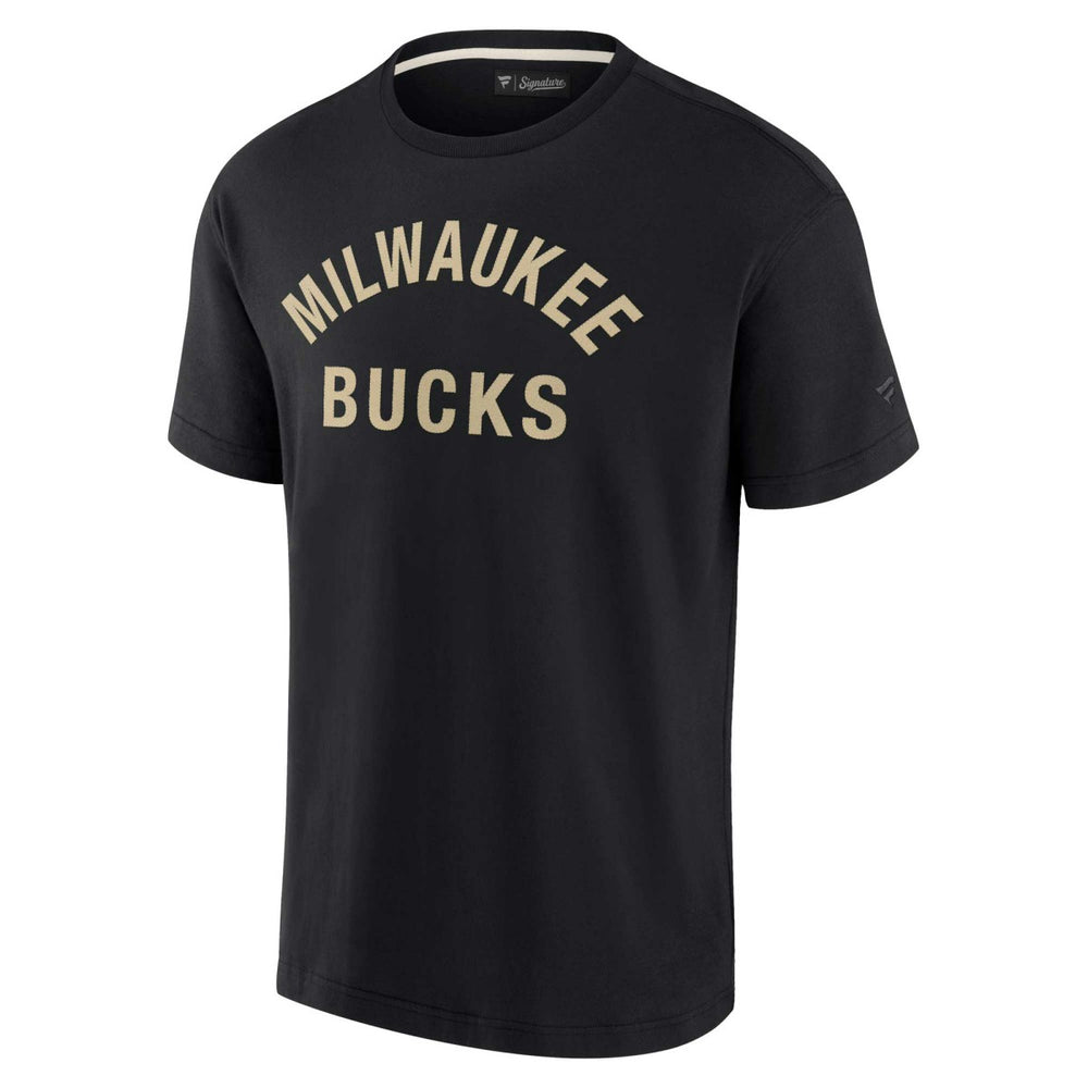 Milwaukee Bucks Unisex Elements Super Soft Short Sleeve T-Shirt Black - NBA