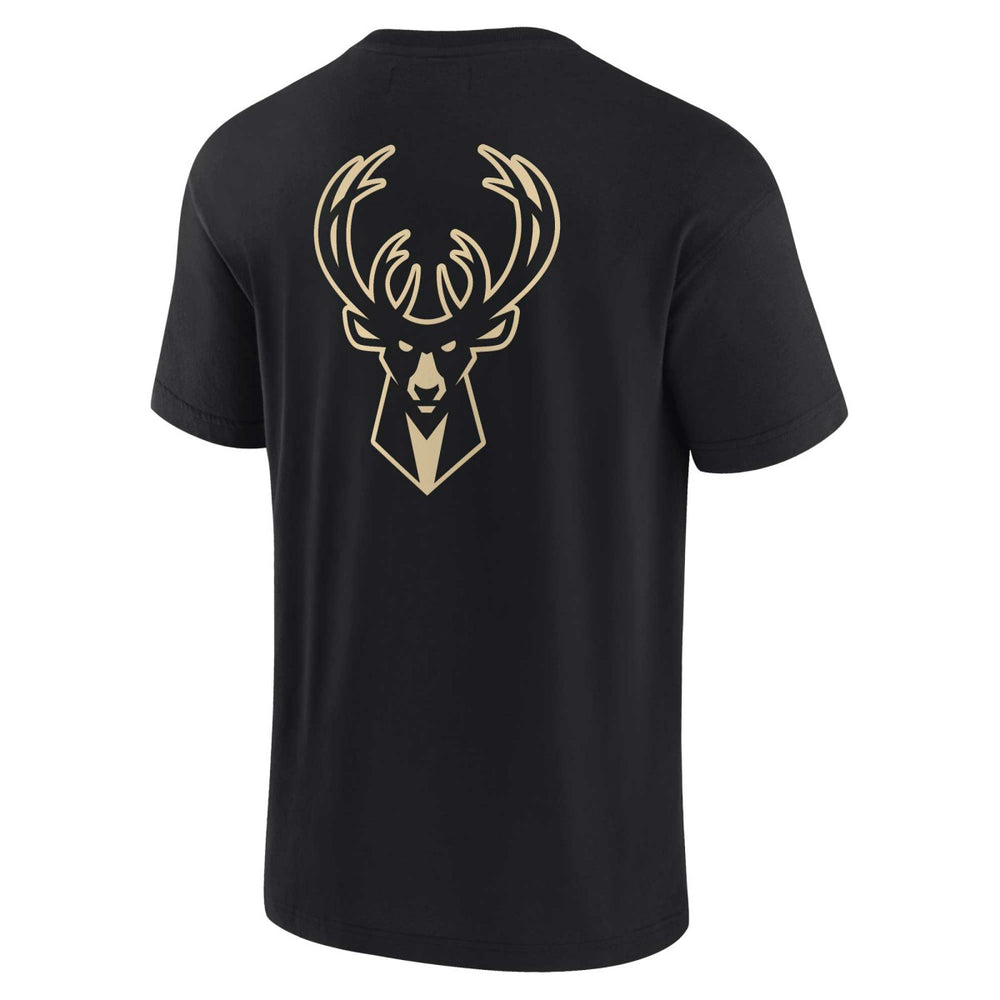 Milwaukee Bucks Unisex Elements Super Soft Short Sleeve T-Shirt Black - NBA