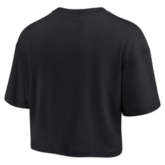Boston Celtics Women's Elements Super Soft Boxy Cropped T-Shirt Black - NBA