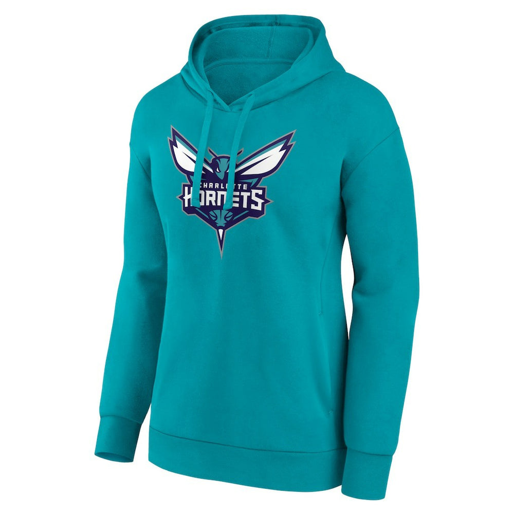 Charlotte Hornets Women's Team Primary Logo Pullover Hoodie Teal - NBA