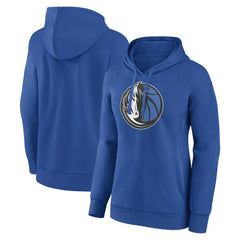 Dallas Mavericks Women's Team Primary Logo Pullover Hoodie Blue - NBA