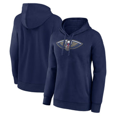 New Orleans Pelicans Women's Team Primary Logo Pullover Hoodie Navy - NBA